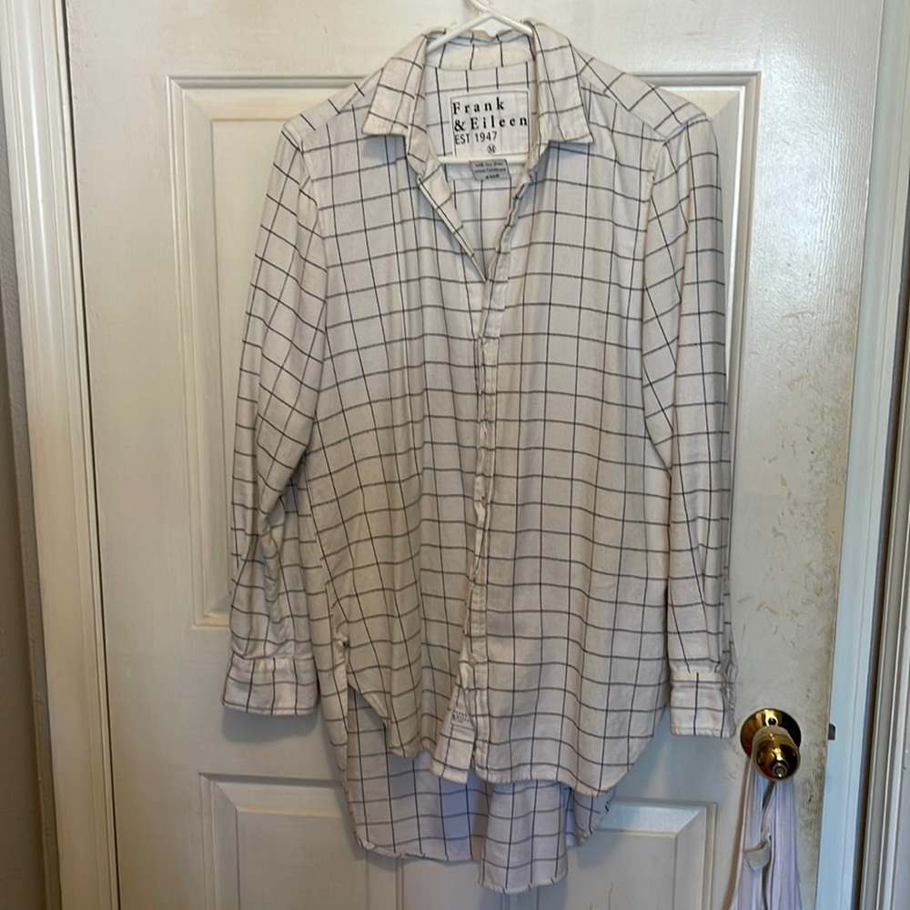 Frank and Eileen long cotton button down